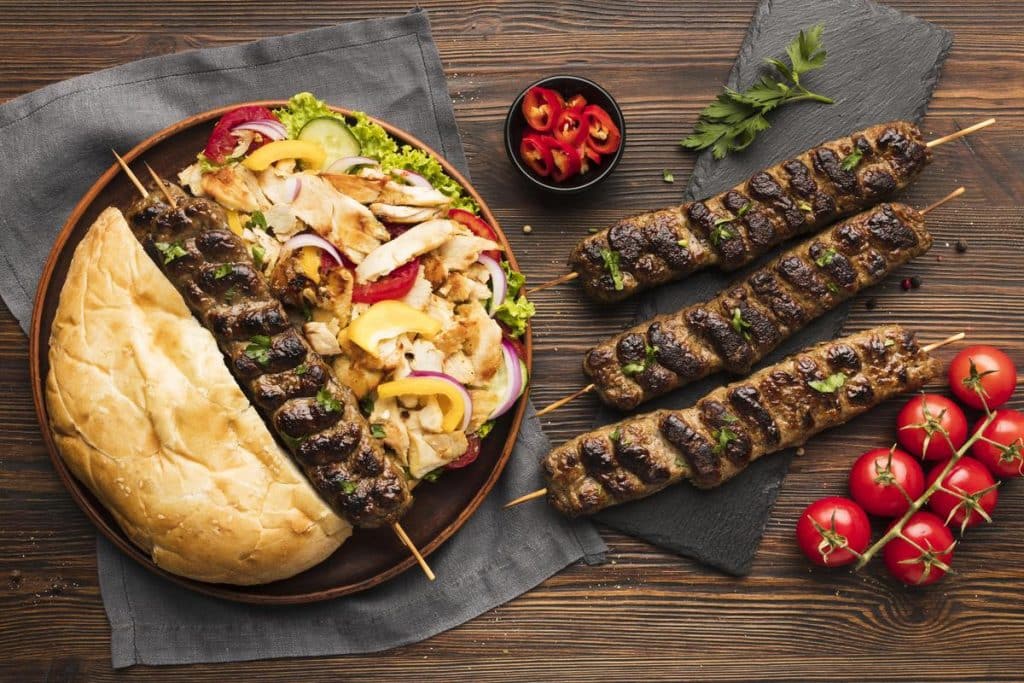 calories kebab